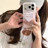 Pink Polka Dot Strawberry Rabbit Magnetic iPhone Case for iPhone 17 Pro Max / 16 / 15 / 14