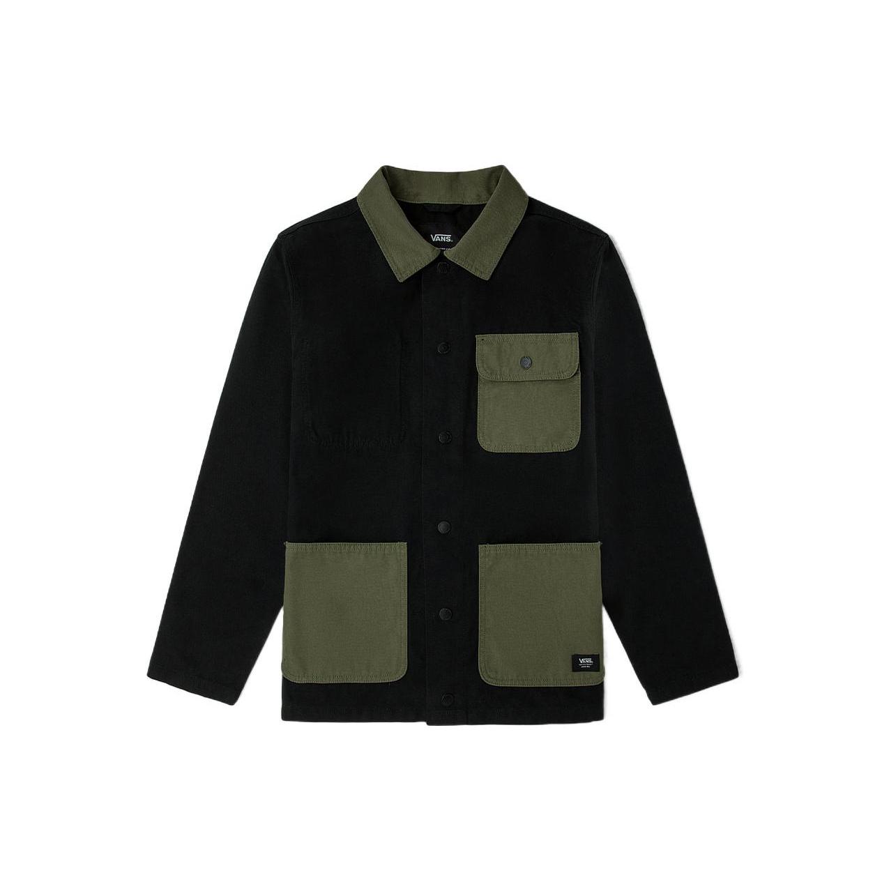 Vans Jackets Men s Army Green Lapel Moderate Other VN0A3WF1KE9 S