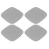 4pcs Chicken Nest Mat Washable Chicken Nesting Pads Nesting Box Pads for Laying Eggs Grey