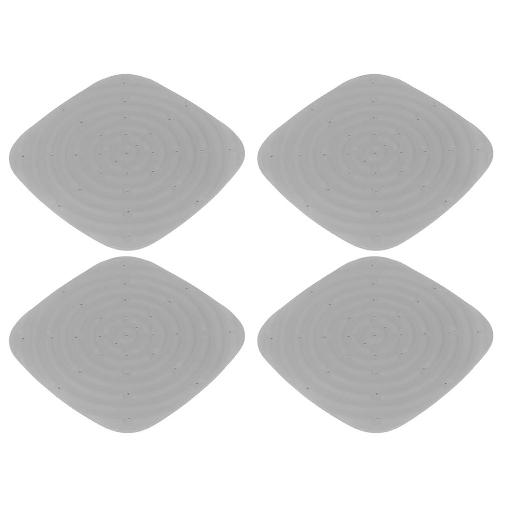 4pcs Chicken Nest Mat Washable Chicken Nesting Pads Nesting Box Pads for Laying Eggs Grey