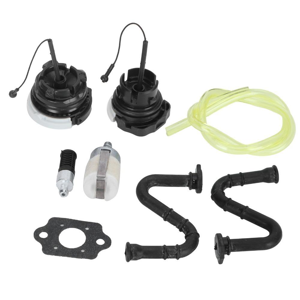 Black and White Fuel Oil Cap ABS Oil Tank Cap Durable Oil Filler Cap for STIHL MS261 MS271 MS291