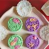 Kitchen Supplies Chinese Style Flower Bird Shape Mooncake Moulds Multi-Purpose Reusable Festival Cookie Decorate Tool