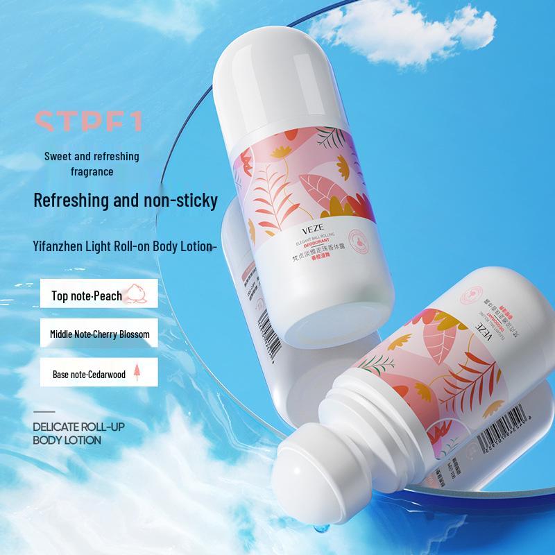 Fan Zhen Men's Refreshing Roll-On Cologne & Deodorant, Long-lasting Fragrance, Fresh Scent, Anti-perspirant Body Lotion