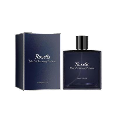 Roxelis Men's Charm Perfume Has A Natural And Fresh Scent That Exudes Charm And Leaves A Lasting Fragrance, Creating An Atmosphere For A Couple's Date