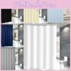 Polyester Fabric Waterproof Shower Curtain For Bathroom Decor And Water Control