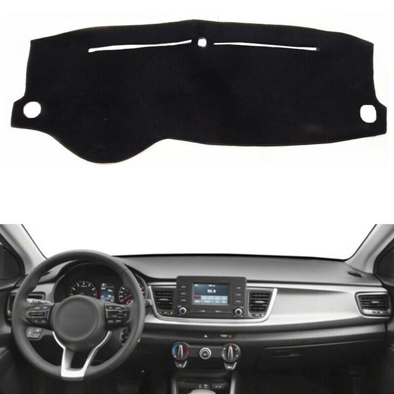 

Для Kia STONIC 2017 2018 - 2024 Коврик на панель приборов Покрытие для приборной панели Коврик-подкладка Солнцезащитный Ковер для приборов Ковер Аксессуары для автомобиля Black(Black Edge)