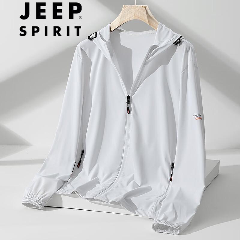 Мужская летняя легкая куртка JEEP SPIRIT с защитой от солнца из ледяного шелка XL
