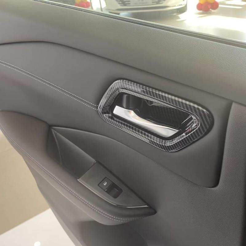 Car Inner Door Bowl Handle Cover Frame Amrest Handrail Sticker Auto Interior Accessories For Nissan Qashqai J12   2024