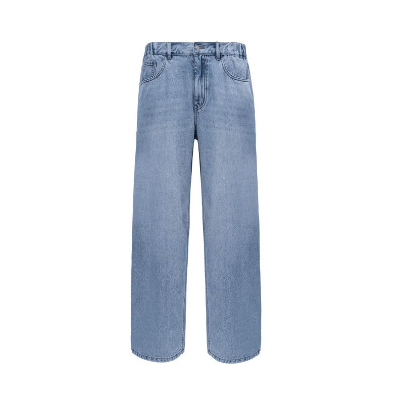

[Tencel Lyocell] Bodydream Men s Jeans Summer Thin Vintage Casual Pants Loose Straight-Leg Pants