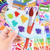Yousheng 88Pcs/Set Back To School Bulletin Board Decoration Rainbow Book Pencil Notebook Letter Wall Sticker Welcome Party Blackboard Background Decor