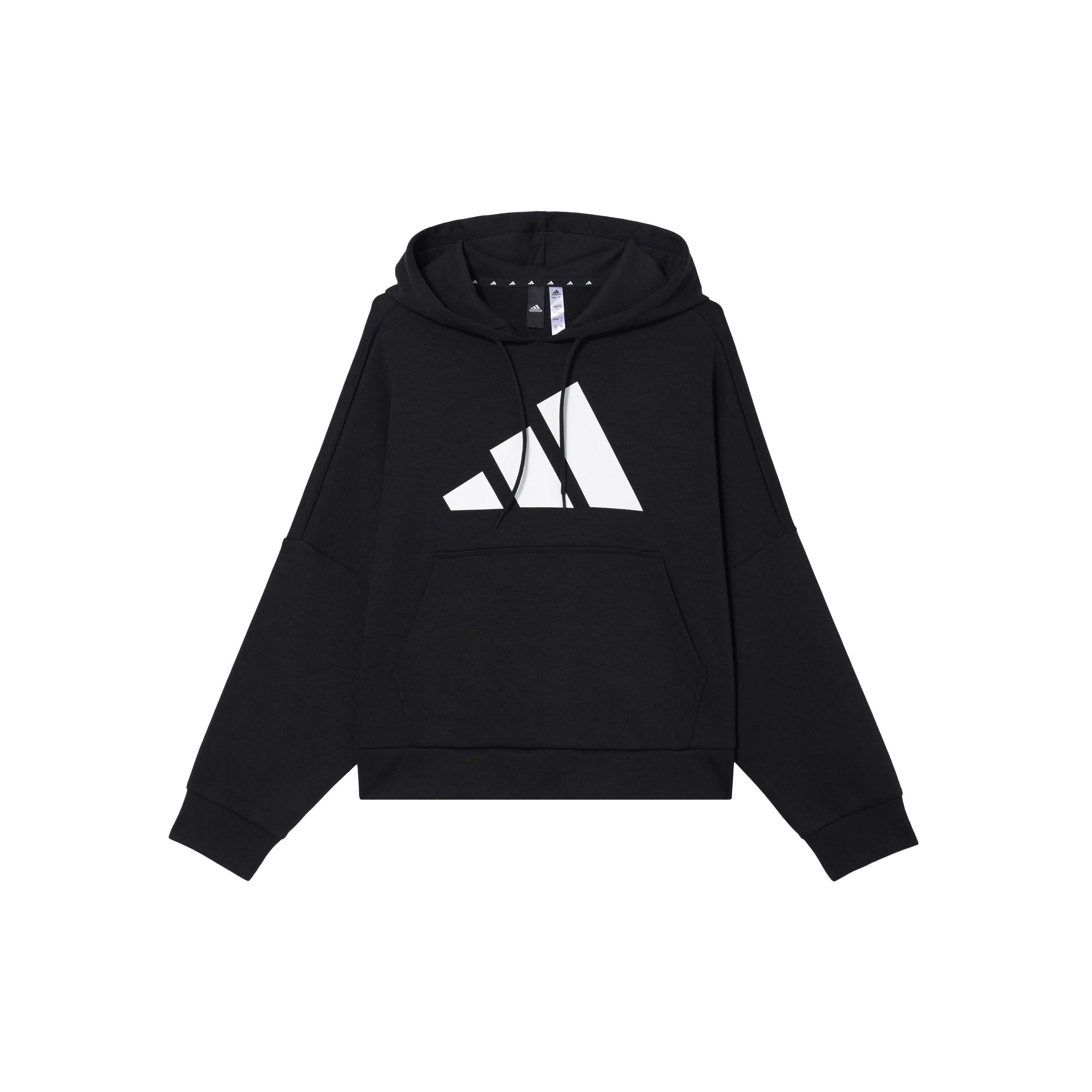 (WMNS) adidas Sports Stylish Hoodie Black Women s FS2451 L