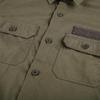 Camisa militar casual masculina de primavera e outono, camisa de manga comprida de algodão puro, camisa de tamanho grande para homens