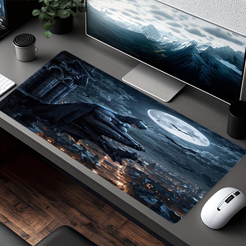 Batman Print Mouse Pad, for Keyboard Pad Laptop PC Mat for Office Home Use, Desk Decor, Perfect Birthday Gift for Gamers