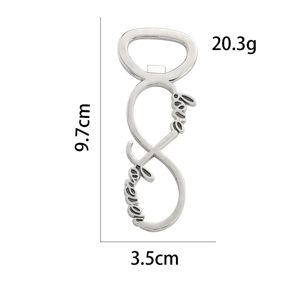 Love Forever Bottle Opener Wedding Party Gift for Guest Souvenir Romantic Beer Opener Corkscrew Bar Waiter Kitchen Tools Gadgets