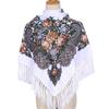 Women's Retro Ethnic Print Tassel Shawl and Headscarf