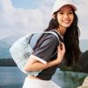 New Champion Fabric Backpack Shoulder Bag Unisex Light Blue Denim/Dark Blue Denim U5BACPU39