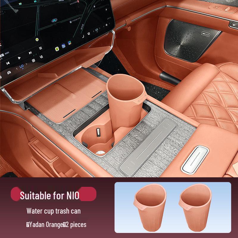 Compatible Trash Storage Bag & Cup Holder for 26 Nio ES8 & ES9 Models - Interior Accessories