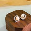 Niche Four-Star Pearl Earrings for Women Fashion High-end Design Earrings