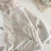 Fashionable Girls' Winter Cotton Jacket with Fleece Lining - Warm, Padded Outerwear for Children
