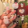 1 Sheet INS Cute Black Cat 3D Epoxy Resin Cartoon Jelly Sticker Transparent Decals For DIY Decoration