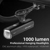1000 Lumen 4500mAh Rechargeable Bicycle Headlight and Handlebar Stem Bike Computer Mount Set