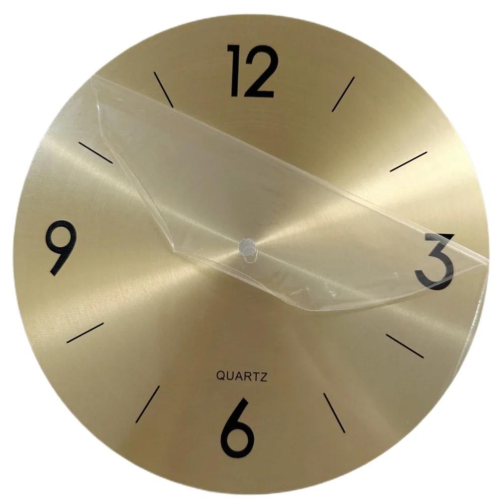 Practical High Quality Clock Dial Face Clock Arabic Numeral DIY Home Decoration Quartz Wall Clocks 11.14inch Aluminium
