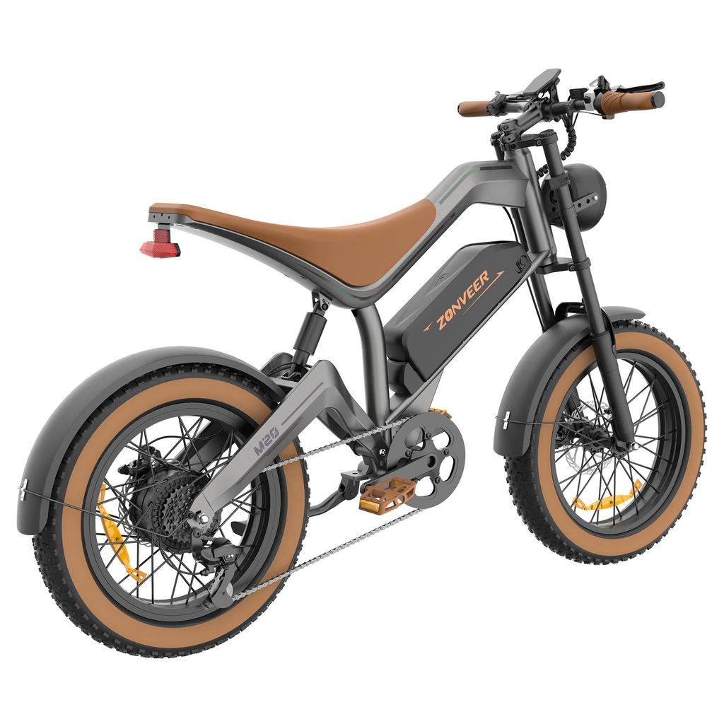 DYU M20 Yetişkin Elektrikli Bisiklet 1500W Motor Erkek E-Dağ E-Bisikleti 48V18.2AH Batarya Her Araziye Uygun E-Bisiklet 20 İnç Kalın Lastik Erkek Elektrikli Bisiklet