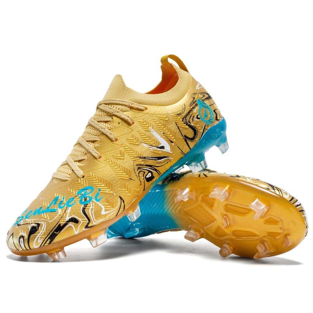Men's Football Boots Professional Soccer Field Cleats TF/FG High Quality Teenager's Outdoor Non-slip Sports Cleats Sneakers