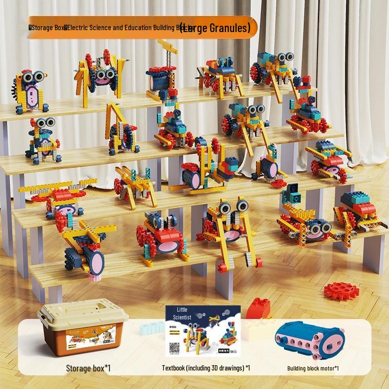 JINGRUIXIANG Electric Educational Building Block Set