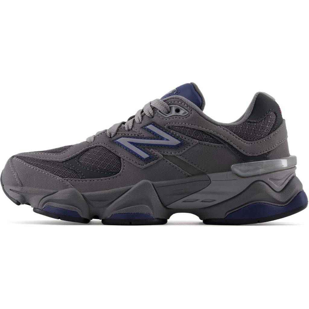new New Balance NB 9060 Anti Slip Wear Resistant Low Top Kids' Running Shoes Gray Teenagers