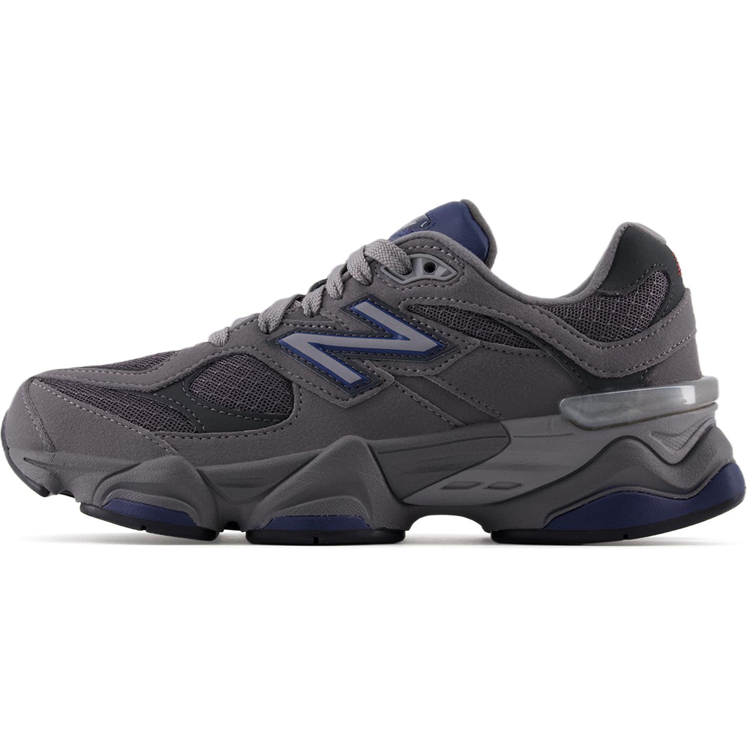 

новый New Balance NB 9060 Противоскользящие Износостойкие Низкие Детские Кроссовки для Бега Серый Подростки 36