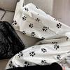 Dog Footprints White Yamamoto Pants Women's Pants Summer Thin New High-waist Lazy Casual Ice Silk Wide-leg Pants