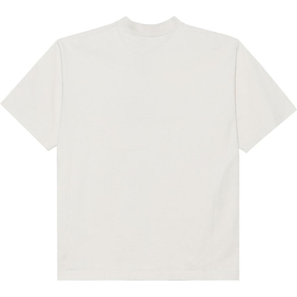 Balenciaga Activewear Logo Letter Print Crew Neck Short Sleeved SS24 T Shirt Loose Fit Unisex White 764235TQVT99016