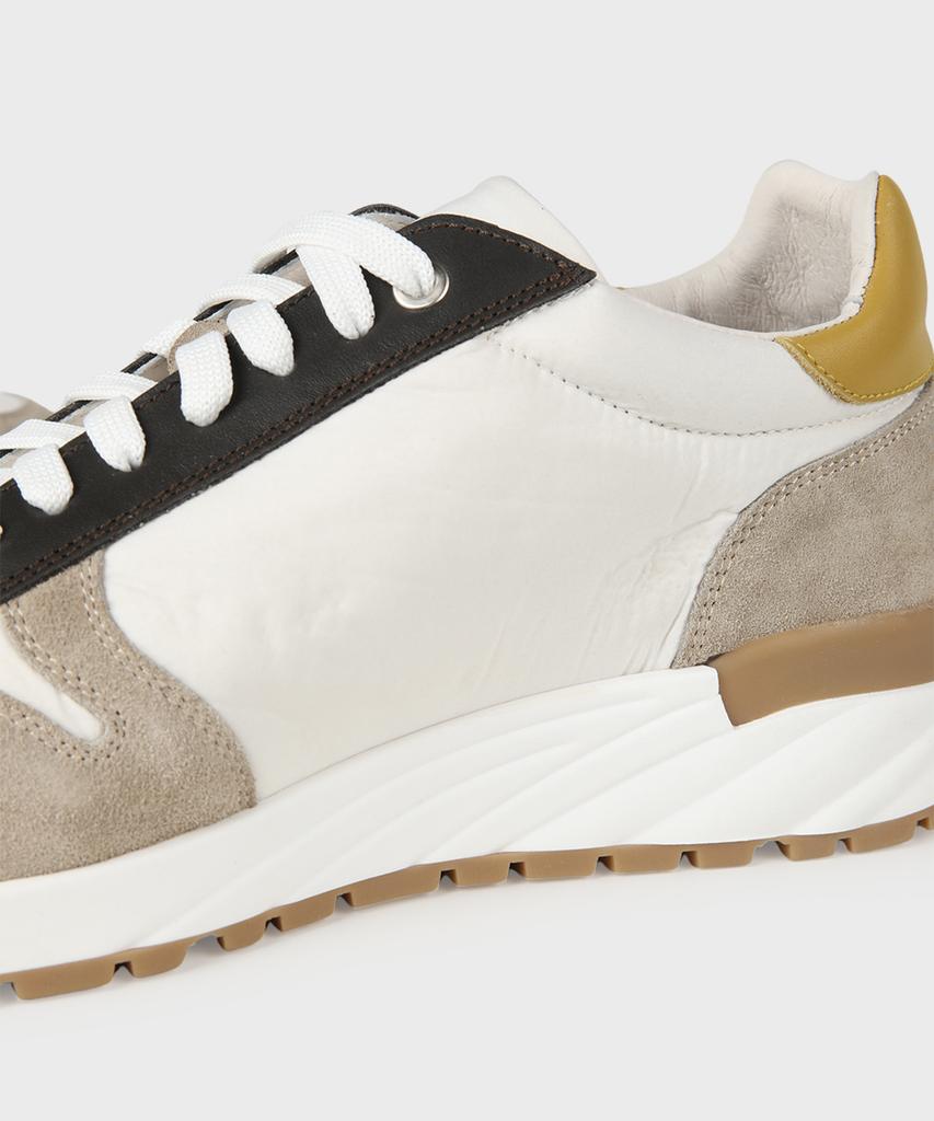 Panicale White Napa Leather Sneakers