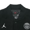 Jordan Paris Saint-Germain Solid Long Sleeve Sports Jacket Men Outerwear Black BQ8364-010