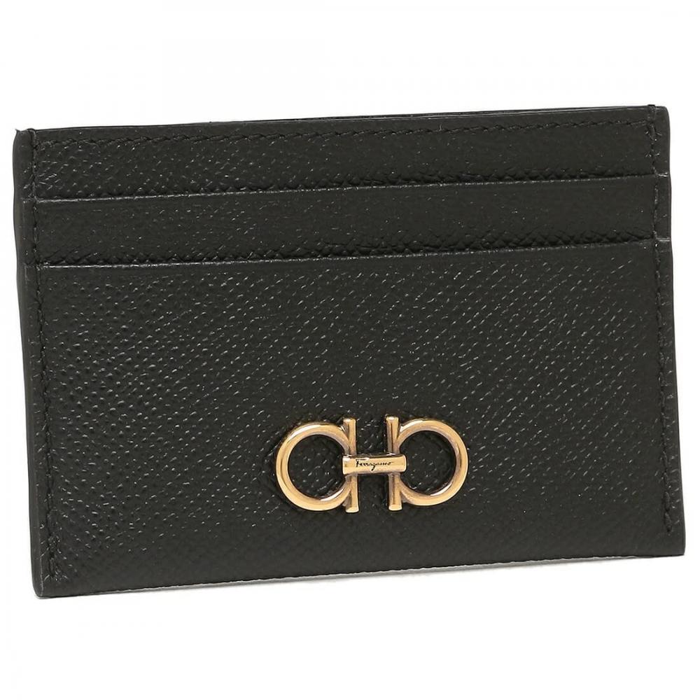 

Визитница Salvatore Ferragamo Gancini черная женская 220007 0742164 Nero
