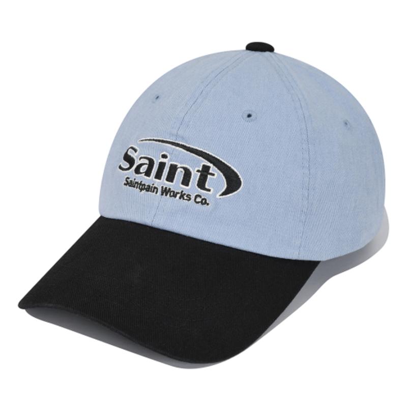 

SAINTPAIN SP SAINT LOGO BALL CAP-LIGHT BLUE FREE