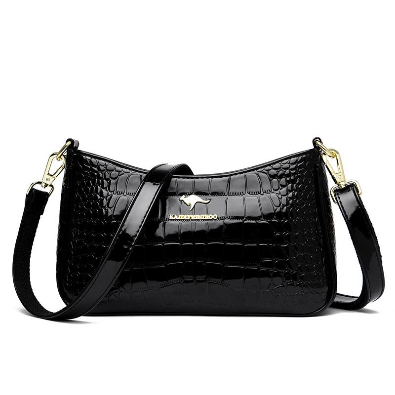 

Сумка из кожи с крокодиловым узором для женщин, роскошная сумка через плечо