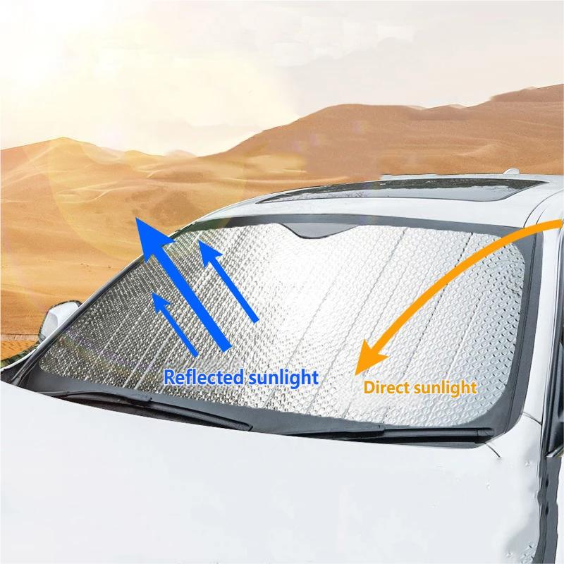 Car Windshield Sunshade Cover Foldable Front Window Sun Shade/Cover/Visor Anti UV Auto Windscreen Sun Block Protector Reflector