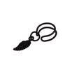 1 pair Unisex Punk Leaf Pendant Hoop Earring Cool Jewelry Earrings Ear Clip