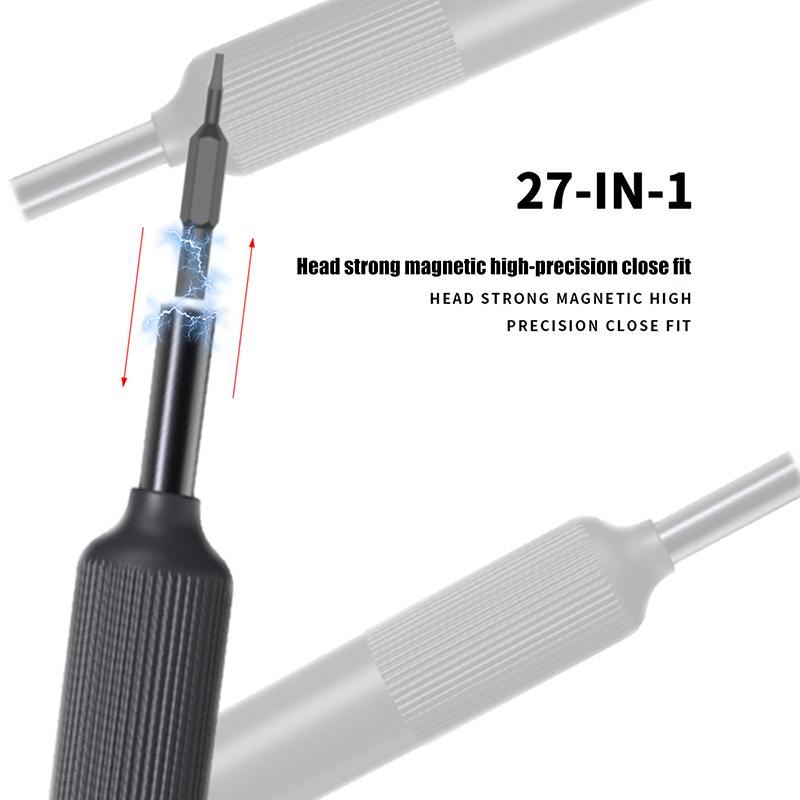 

27-In-1 Precision Screwdriver Set Multi Bit Small Screwdriver Magnetic Mini Screwdriver Set Pen Style Manual Repair Tool Kit