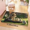 1Pcs Anti Fatigue Kitchen Rugs, Cute Rabbit and Print Waterproof Non-Slip Thick Cushioned Kitchen Mat Heavy Duty Comfort Standing Mat for Kitchen