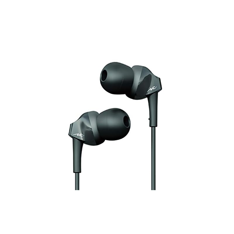 Radius HP-NEF21 Earphones: Ne Dynamic Driver Wired In-Ear Headphones HP-NEF21K (Black)