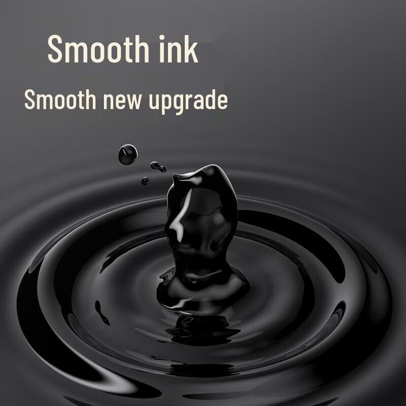 Deli Smooth 0.5mm Black Gel Pens (12-Pack)