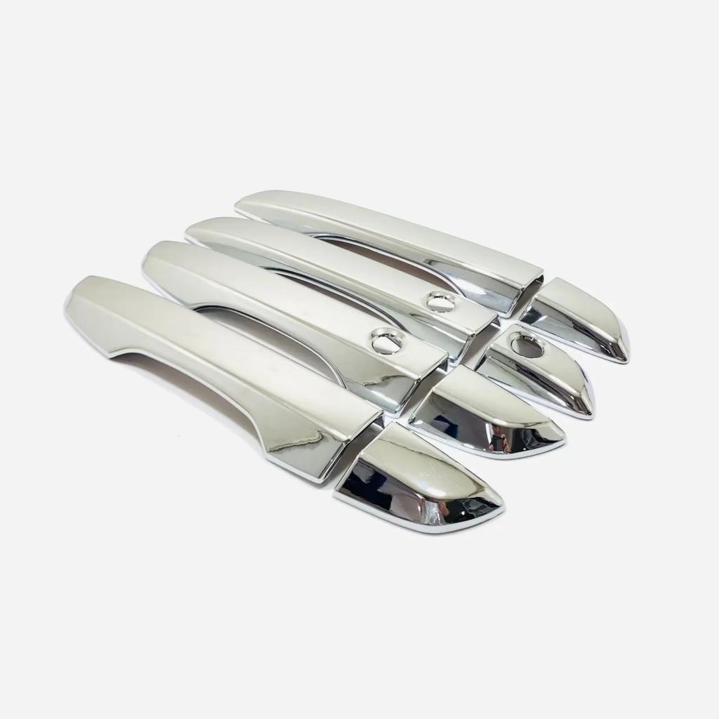 For Honda Civic 10th 2016 2017 2018    ABS Glossy Black Car Door Handle Cover Trim Sticker Car Styling Accessories