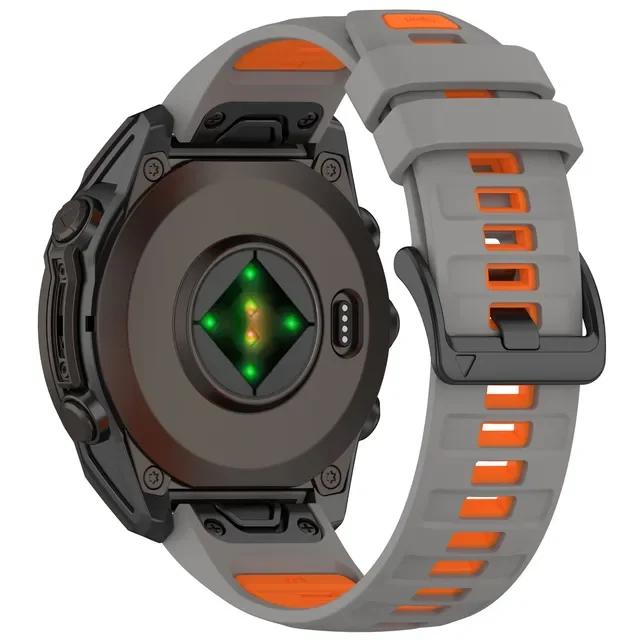 

26MM 22MM 20MM Silicone Strap For Garmin Fenix 8 51mm 47mm 43mm/E 7X 7 7S Pro 6X 6 6S 5X/Enduro 3 2 Original Quick Bracelet Band Quick Fit 22mm