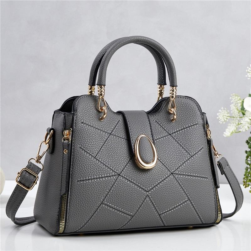 Exquisite Embroidery Premium Texture Handbag For Ladies, Multi-purpose Top Handle Shoulder Crossbody Daily Bag