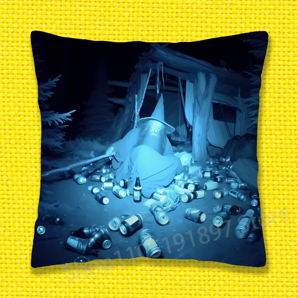 L-Lord of the R-Rings Gollum Throw Pillow Case For 55x55cm 30x30cm 50x50cm 45x45cm 40x40cm Square Chair Pillowcase Case