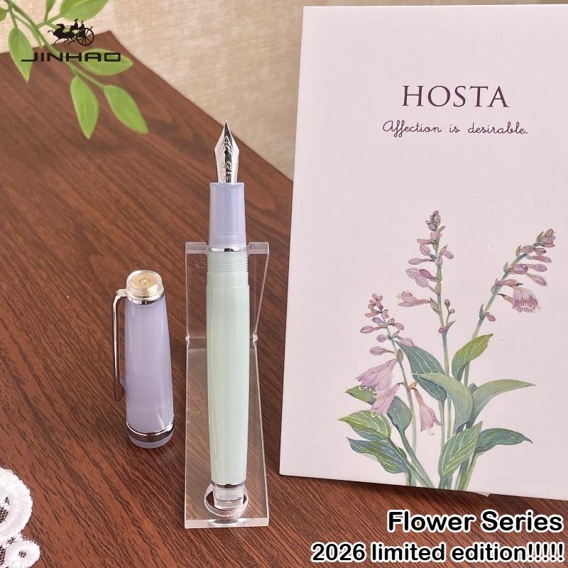2026 Limited Flower Series !!! JINHAO 82 Fountain Pen EF/F/M Macaron Color Calligraphy Pen School Office Supplies Stationery