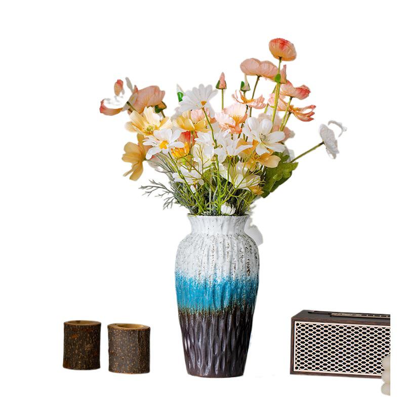 Nordic Minimalist Ceramic Vase for Dried Flowers and Hydroponics